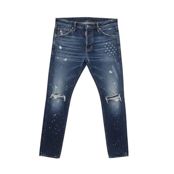 [BUNJANG] Dsquared2 Men's Distressed Denim Pants Size 48 / 디스퀘어드2 데미지 데님 남성 팬츠 48