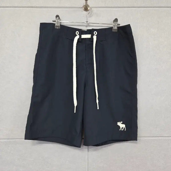 [BUNJANG] Abercrombie & Fitch Moose Embroidery Shorts / 아베크롬비 무스 자수 쇼츠