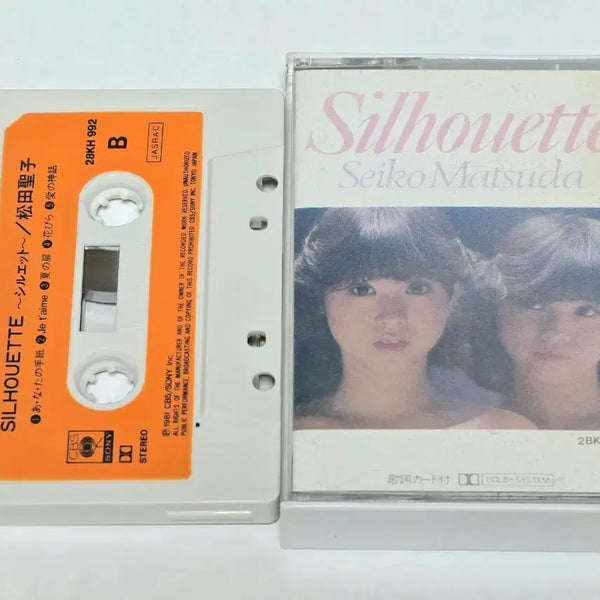 [BUNJANG] Seiko Matsuda Silhouette Cassette Tape / 마츠다 세이코 Silhouette 카세트 테이프