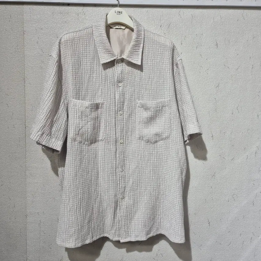 [BUNJANG] Time Shirt Short Sleeve Beige SS2026 / 타임 셔츠 반팔 베이지 ss2026