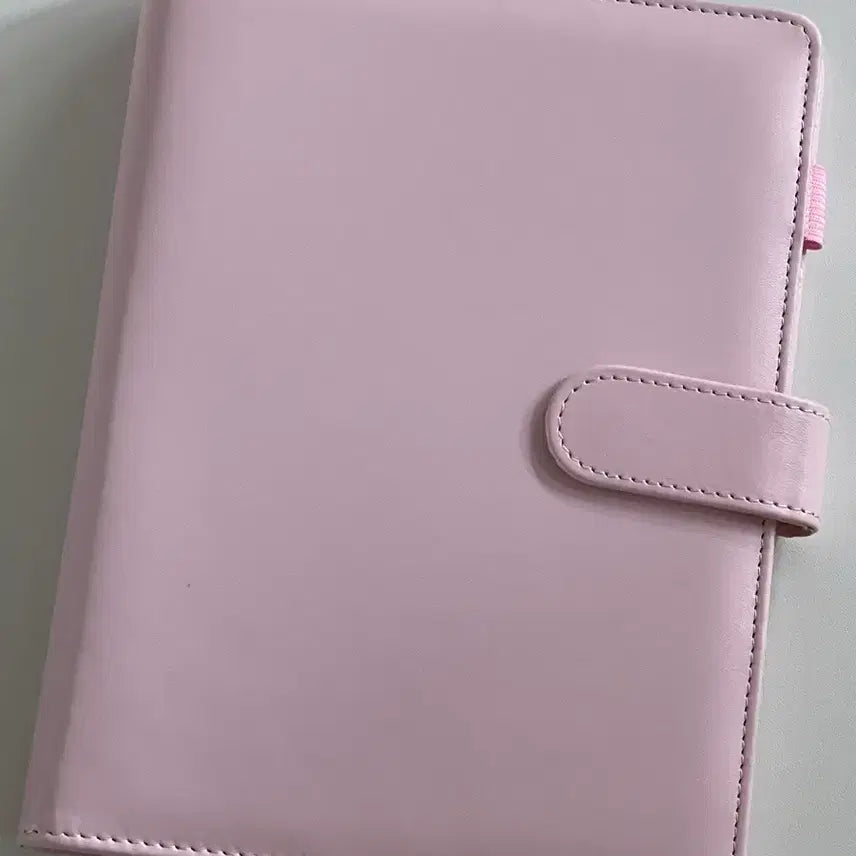 [BUNJANG] Pink Macaron Photocard Binder + Heart Single-Sided Pages (20) / 핑크 마카롱 포카 바인더 + 하트 단면 속지(20장)