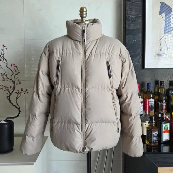 [BUNJANG] GOAL STUDIO Beige Duck Down Padded Jacket / 골 스튜디오 베이지 오리털 패딩