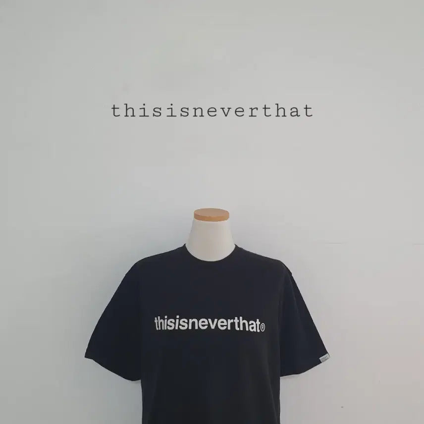 [BUNJANG] Thisisneverthat Big Logo T-shirt Black / No.26081303 디스이즈네버댓 빅로고 반팔티 블랙