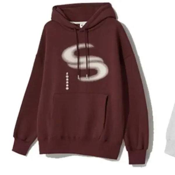 [BUNJANG] Sorano Hoodie Burgundy/Navy M / 소라노 후드티 버건디/네이비 M