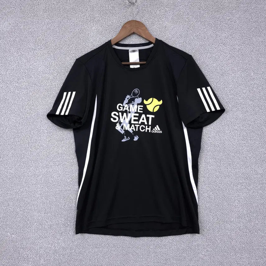 [BUNJANG] Adidas Men's Training x Tennis Cool-Span Performance Short Sleeve T-Shirt / 아디다스 남성 트레이닝 x 테니스 쿨스판 기능성 반팔 티셔츠 95-100
