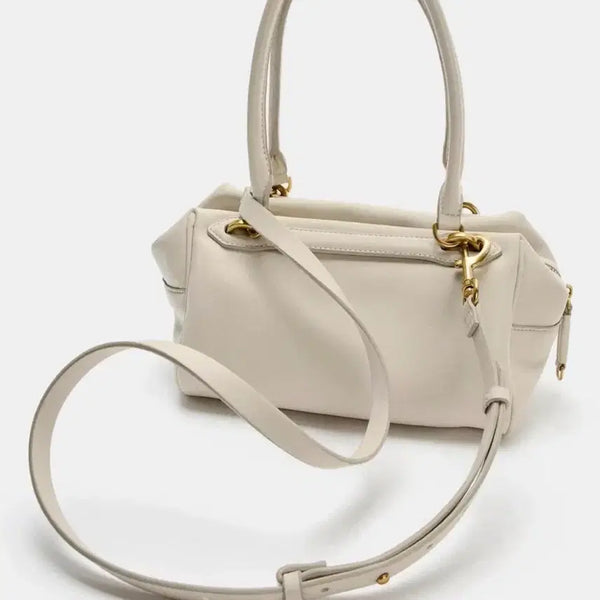 [BUNJANG] Zara Ivory Bowling Bag / 자라 아이보리 볼링백