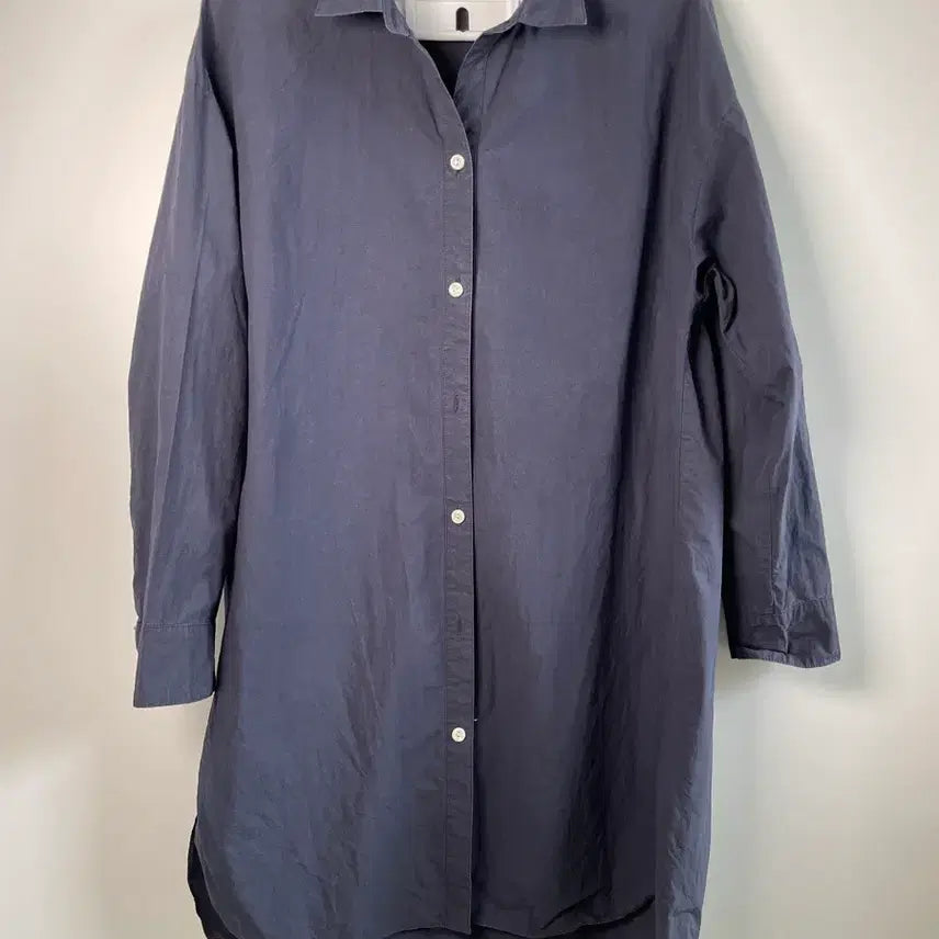 [BUNJANG] Georges Rech Paris Cotton Oversized Long Shirt Dress / 조르쥬레쉬 코튼 오버핏 롱셔츠 원피스