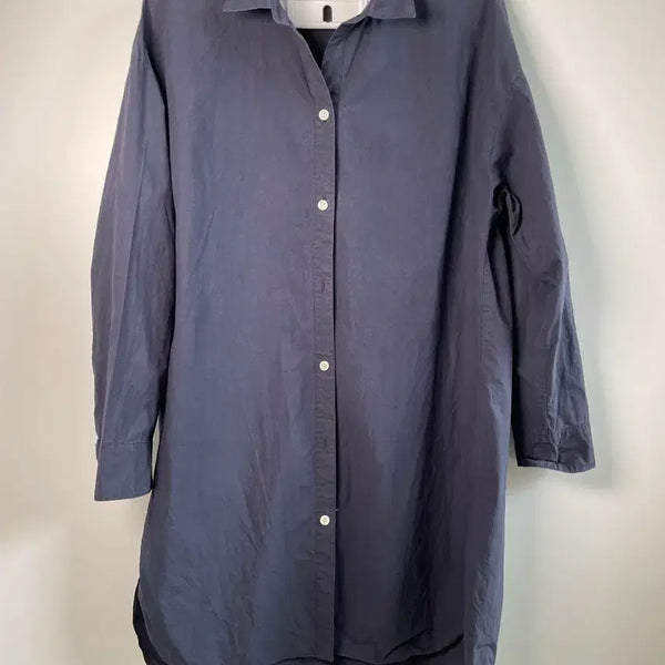 [BUNJANG] Georges Rech Paris Cotton Oversized Long Shirt Dress / 조르쥬레쉬 코튼 오버핏 롱셔츠 원피스