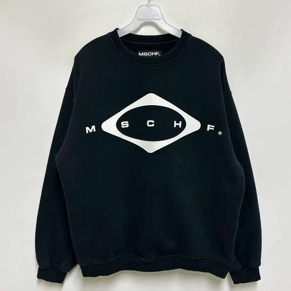 [BUNJANG] MSCHF Oversized Logo Crewneck Sweatshirt (Women's Free Size) / [여자-FREE (OS)]미스치프 MSCHF 크루넥 탑 맨투맨