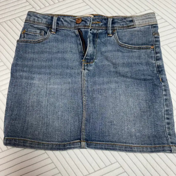 [BUNJANG] Blue Denim Mini Skirt / 미니스커트