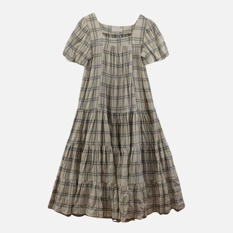 [BUNJANG] First Reason Cream Dress / 퍼스트리즌 크림 여자 원피스 FREE O0462