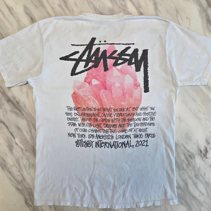 [BUNJANG] Stussy Reflection Short Sleeve T-Shirt / 스투시 리플렉션 반팔 티셔츠