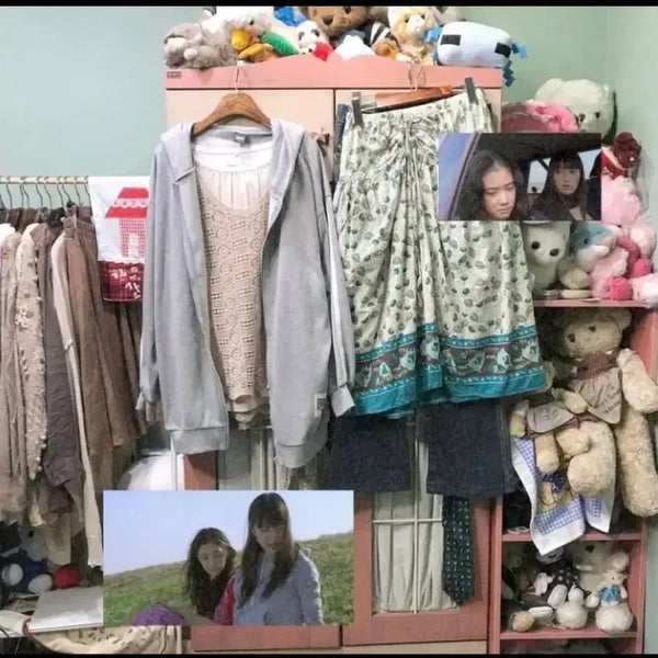 [BUNJANG] Kamome Sanjang Suzuko Coordination Set (Free Size) / 카모메산장 스즈코 코디셋