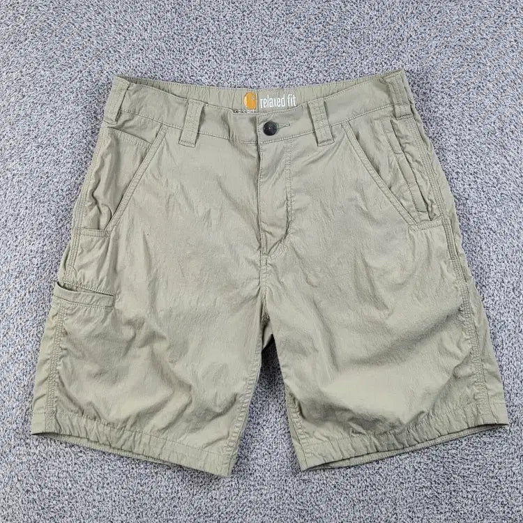 [BUNJANG] Carhartt Nylon Work Shorts Beige 31" / 칼하트 나일론 워크 쇼츠 반바지 ( 31" ) / 13269