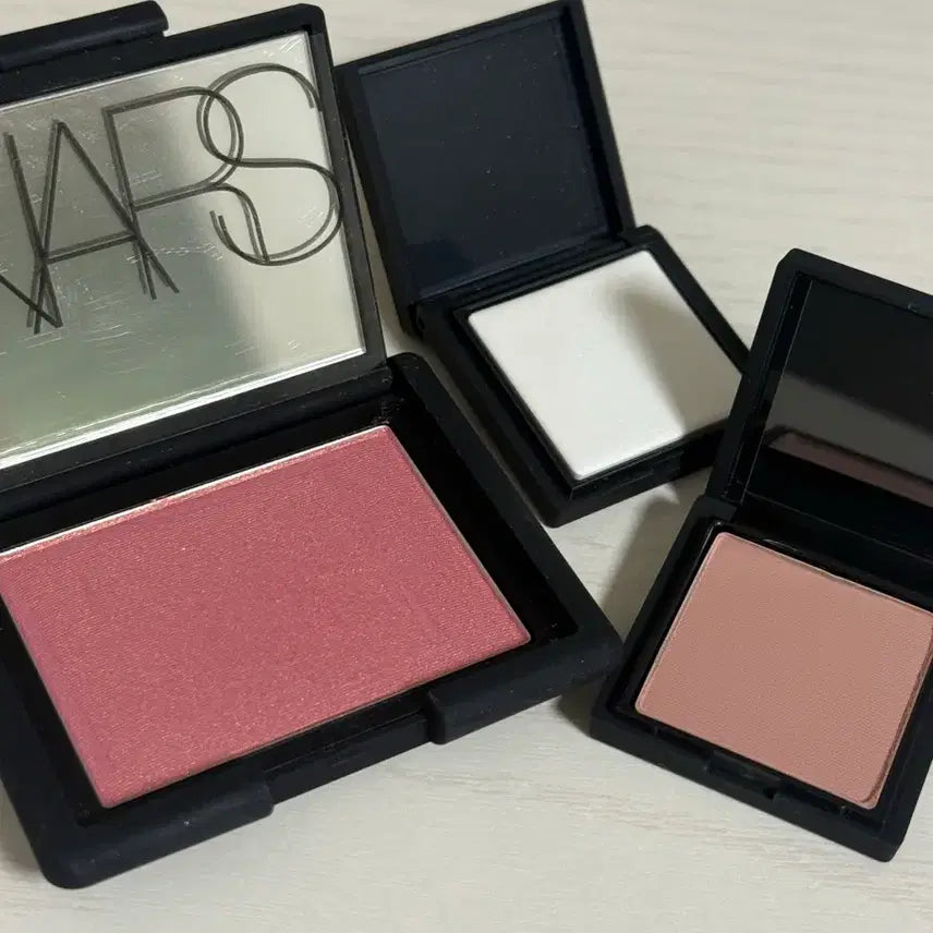 [BUNJANG] NARS Orgasm + Behave + Reflecting Setting Pressed Powder Bundle Set / [일괄] 나스 NARS 블러셔 오르가즘 + 비헤이브 + 리플렉팅 세팅 프레스드 파우 더 크리스탈