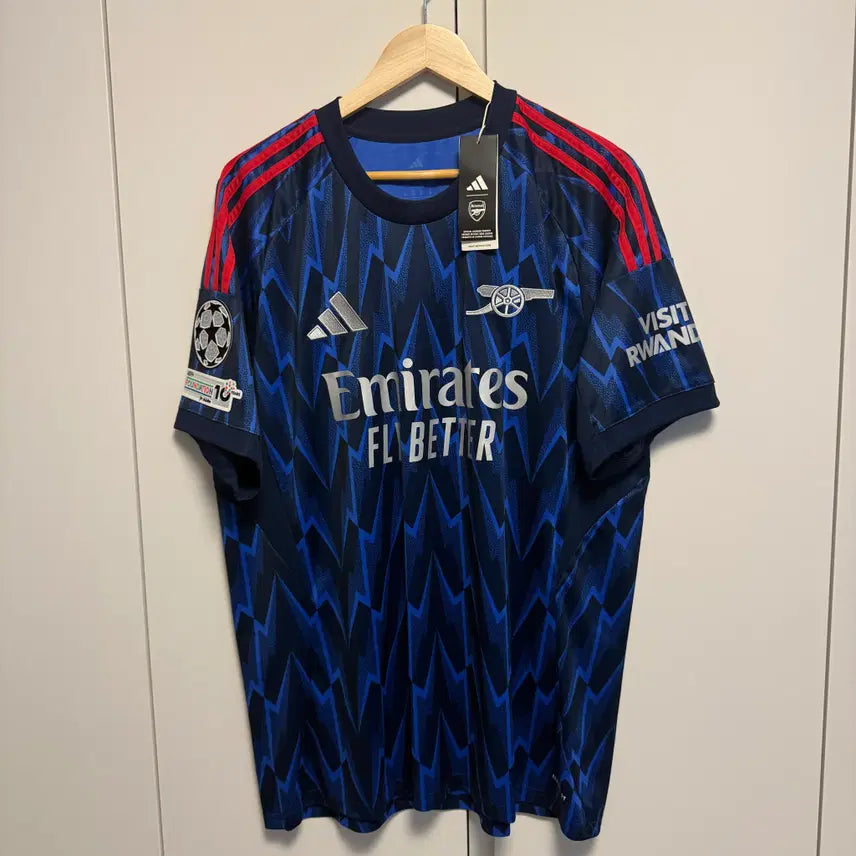 [BUNJANG] Arsenal 25-26 Champions League Away Yokeless Jersey / 아스날 25-26 챔피언스리그 어웨이 요케레스 유니폼 (챔피언스리그 패치)