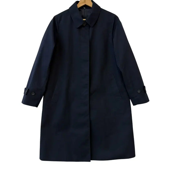 [BUNJANG] Muji Trench Coat Navy / 무지 트렌치코트 네이비 M 정품
