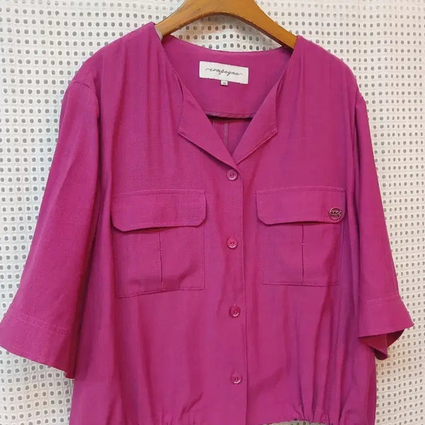 [BUNJANG] Compagna Pink Shirt / 컴파냐 셔츠 핑크 77
