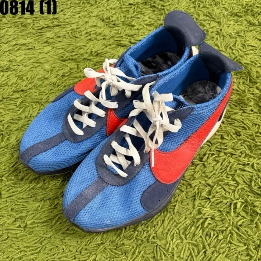 [BUNJANG] Nike Swoosh Running Shoes Blue/Red US 9.5 / 나이키 스우시 런닝화 블루/레드 신발 275