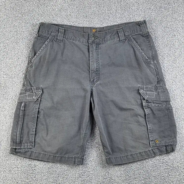 [BUNJANG] Carhartt Ripstop Cargo Shorts Grey 36" / 칼하트 립스탑 카고 쇼츠 반바지 ( 36" ) / 13270