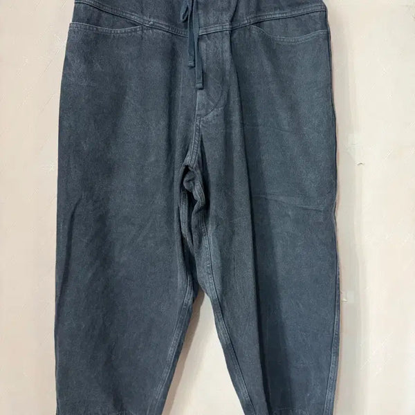 [BUNJANG] Comoli Black Drill Tapered Pants Size 2 (25 Season) / 코모리 블랙드릴 테이퍼드팬츠 2사이즈 25시즌