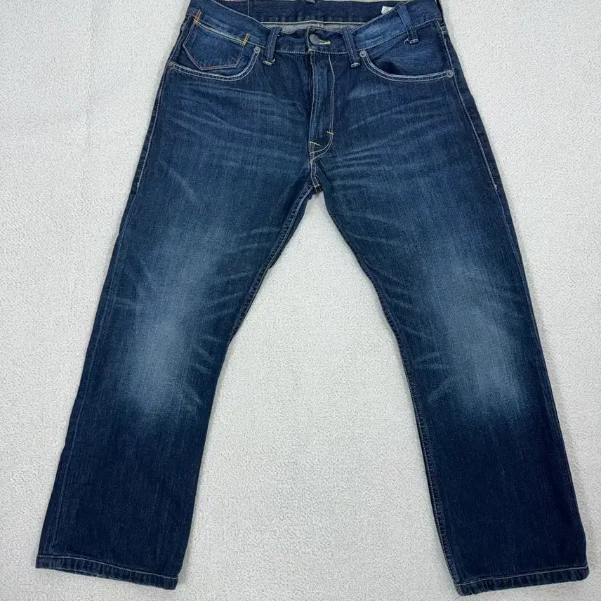 [BUNJANG] Levi's 523 Dark Wash Straight Denim Jeans Pants / 리바이스 523 다크워싱 스트레이트 데님 팬츠 청바지