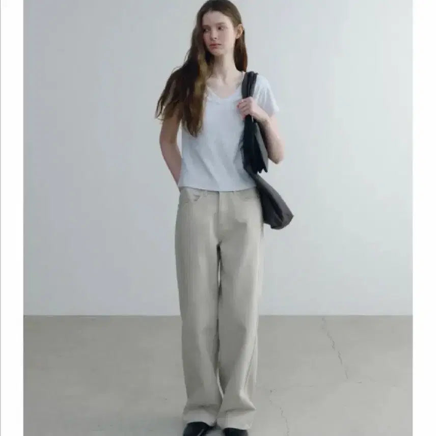 [BUNJANG] FYEO Vente Loose Denim Sage Green Standard Fit XS / FYEO 포유온 벤트 루즈 데님 세이지 그린 스탠다드 xs