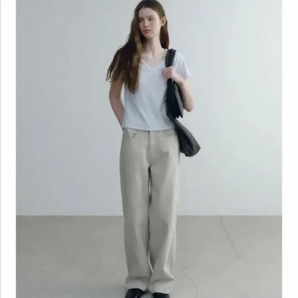 [BUNJANG] FYEO Vente Loose Denim Sage Green Standard Fit XS / FYEO 포유온 벤트 루즈 데님 세이지 그린 스탠다드 xs