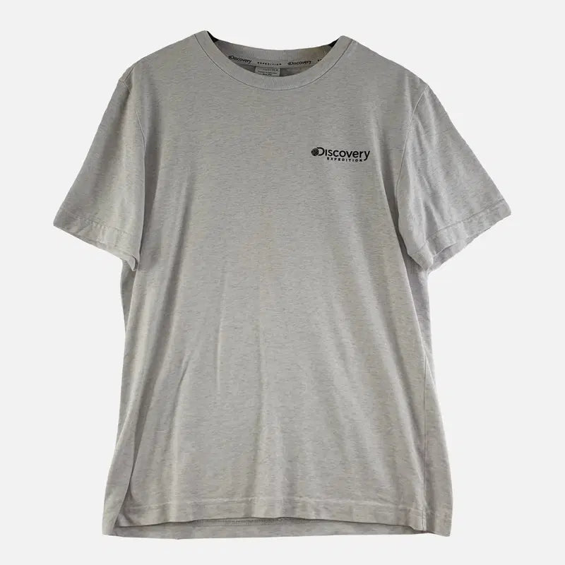[BUNJANG] Discovery Light Gray Men's T-shirt Size 95 / 디스커버리 라이트 그레이 남자 반팔티 95 O0523