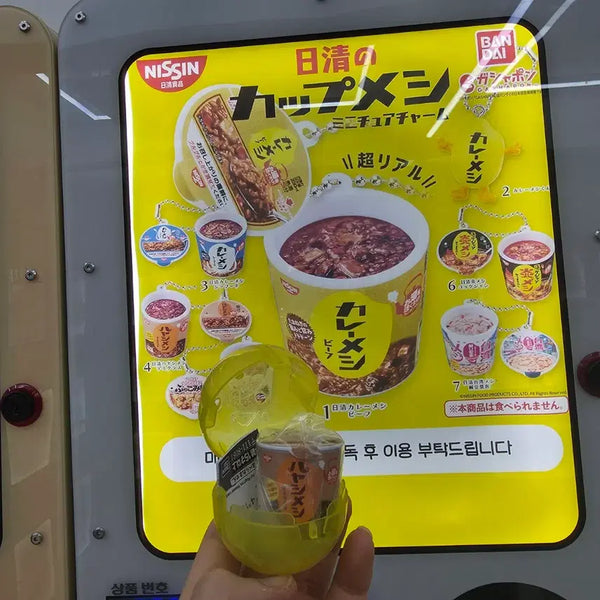 [BUNJANG] Nissin Cup Noodle Gacha Capsule Toy / 닛신 컵밥 가챠