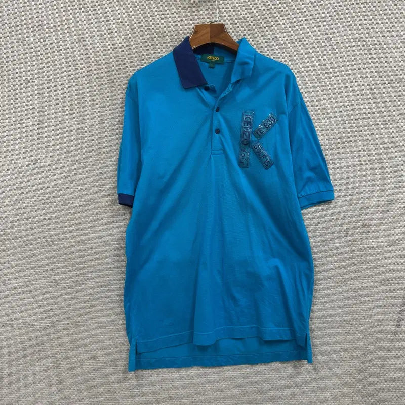 [BUNJANG] Kenzo Short Sleeve Polo Shirt - Size 3 / 겐조 반팔카라티 3 H02062