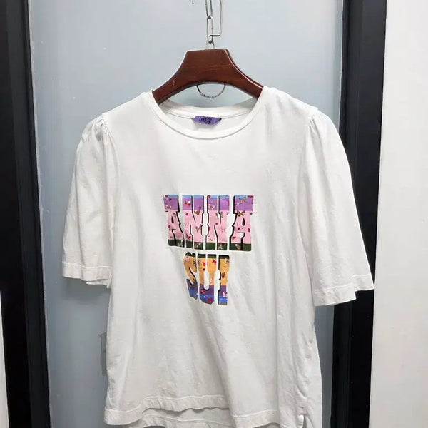 [BUNJANG] Anna Sui Cotton Puff T-Shirt Size 55 / 안나수이 코튼 퍼프티 55