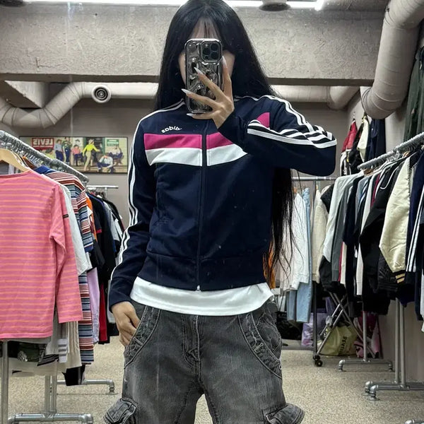 [BUNJANG] Adidas Europa Vintage Track Top Jacket / 아디다스 유로파 빈티지 트랙탑 자켓 S167