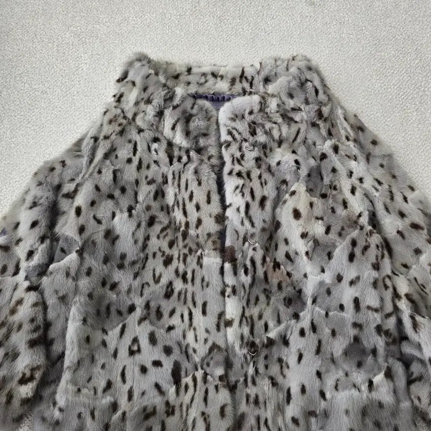 [BUNJANG] Pierre Cardin Leopard Fur Jacket Size 66 / 피에르가르뎅 레오파드 퍼 자켓 66