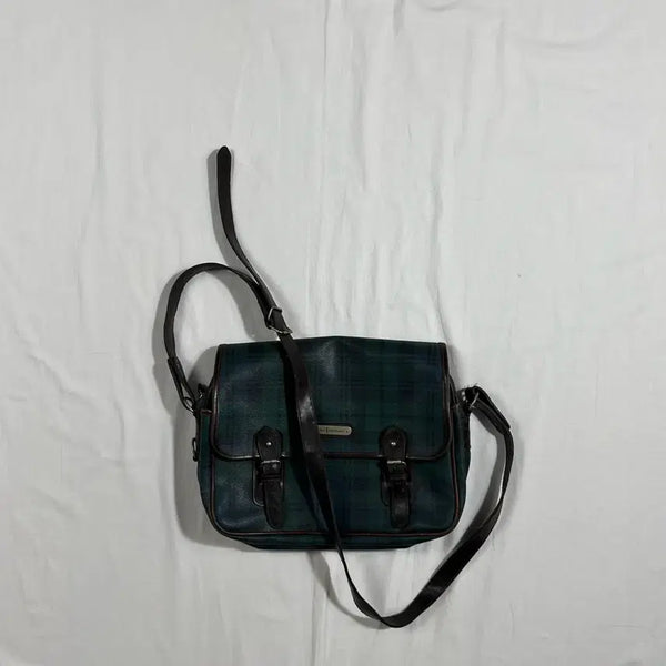 [BUNJANG] Polo Ralph Lauren 90s Check Crossbody Bag / 90s 폴로랄프로렌 체크 크로스백 가방