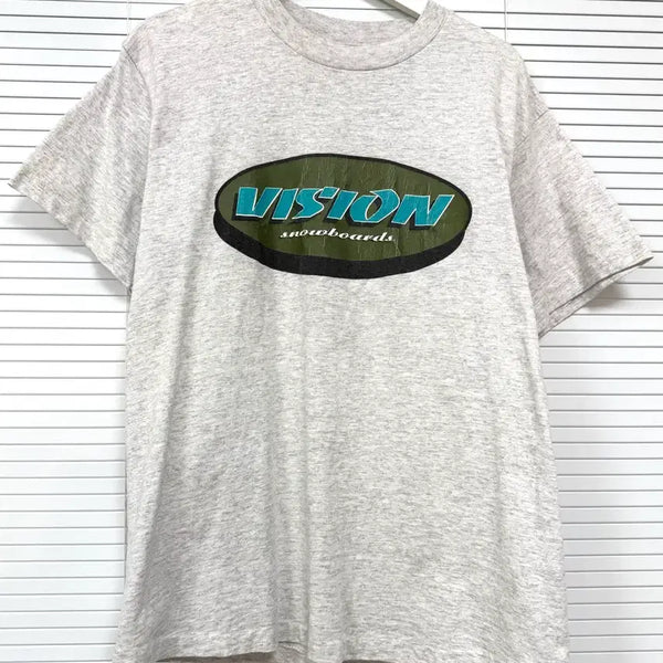 [BUNJANG] Vintage Vision Streetwear Short Sleeve T-Shirt / 빈티지 비전스트릿웨어 반팔 티셔츠