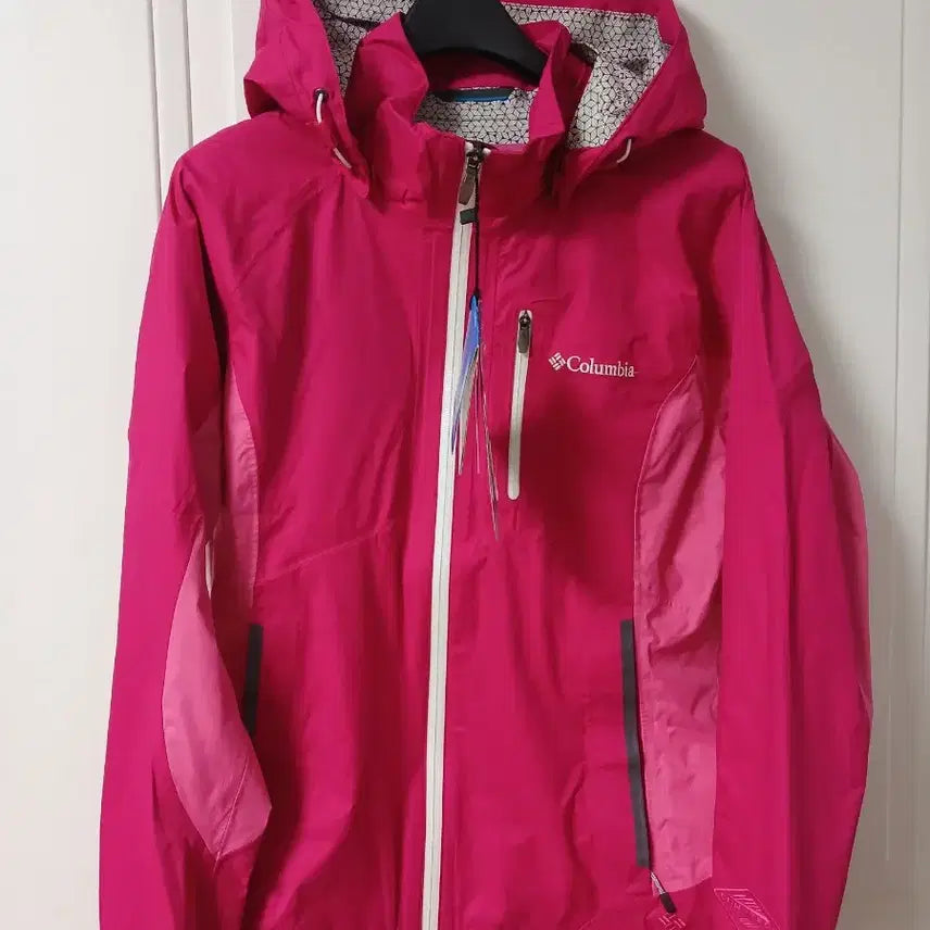 [BUNJANG] Columbia Women's Pink Waterproof Windbreaker Jacket / 컬럼비아 여성 핑크 방수 자켓