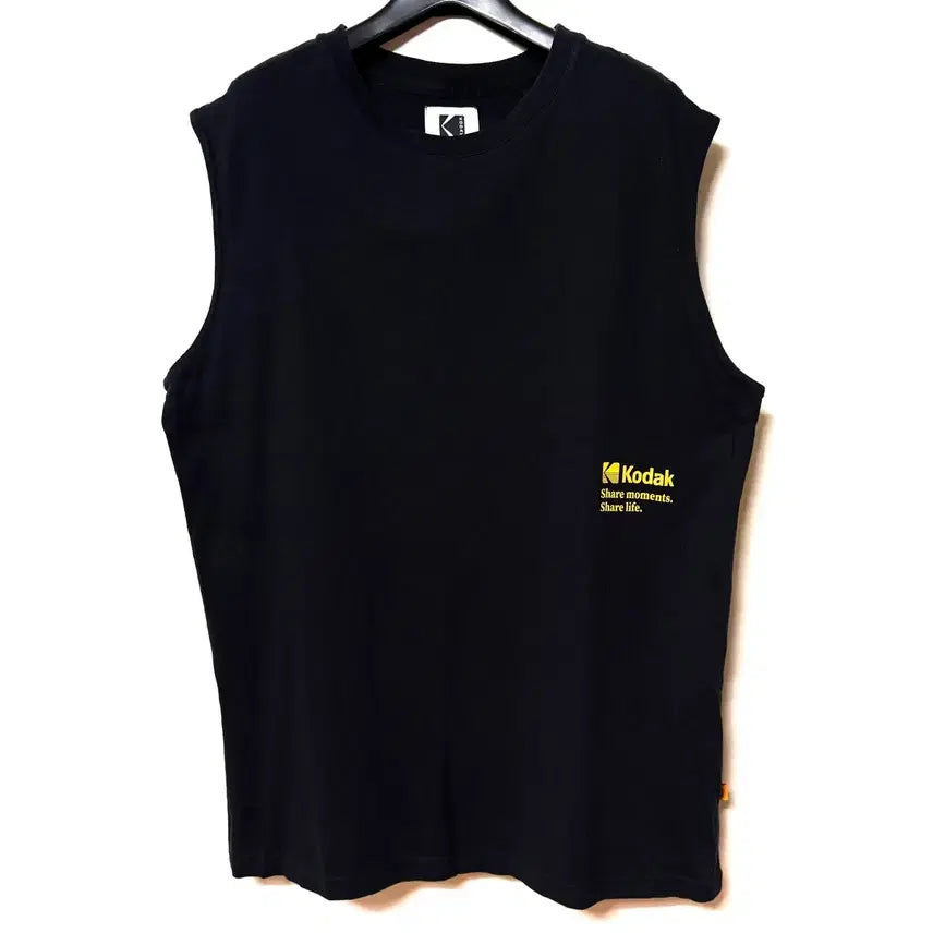 [BUNJANG] Kodak Black Sleeveless T-shirt XL / [XL,105]코닥 민소매 나시티 블랙 kodak
