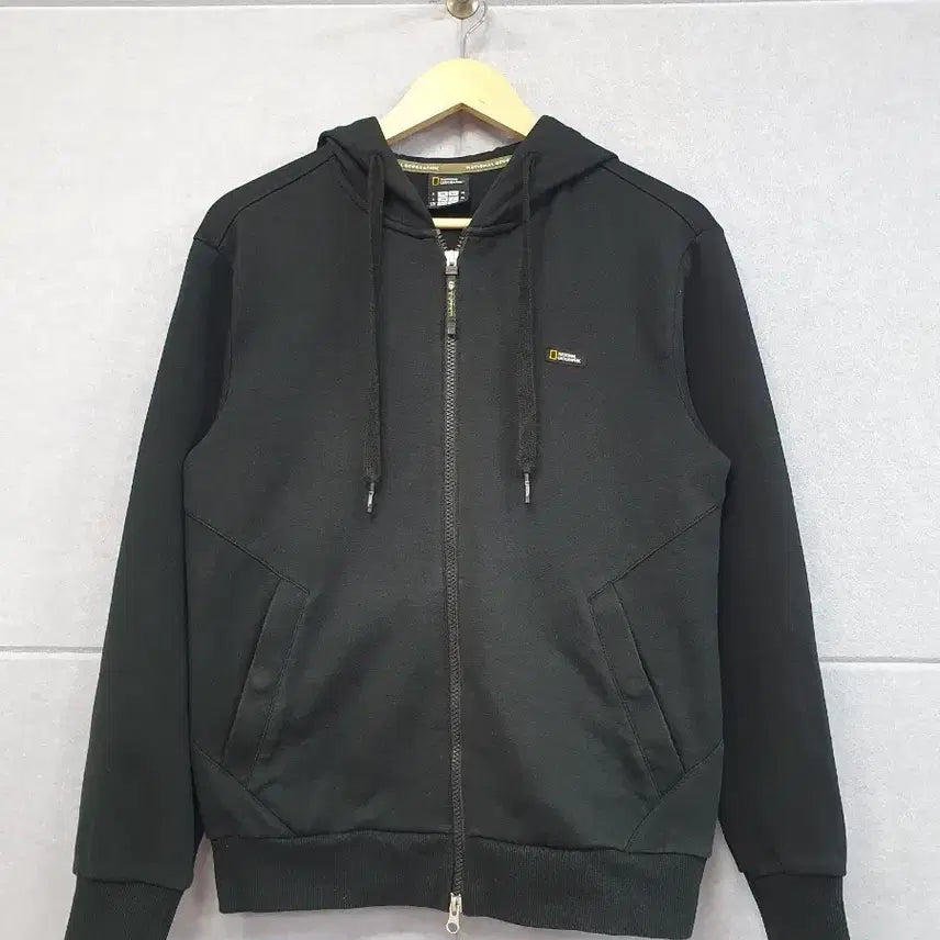 [BUNJANG] National Geographic Black Hoodie Zip-Up XS / #내셔널지오그래픽 블랙 후드집업 XS