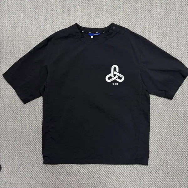 [BUNJANG] M BCC Woven Short Sleeve T-Shirt Black / (M)bcc 우븐 반팔티 블랙