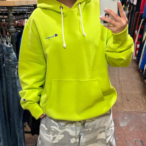 [BUNJANG] Champion Heavyweight Hoodie Green 2XL / [HI] 챔피온 후드티 연두