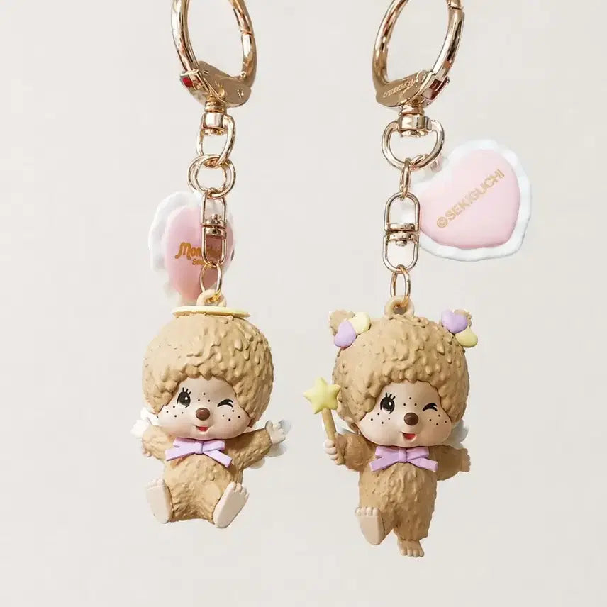 [BUNJANG] Monchhichi Angel & Devil Random Keyring Set / 몬치치 천사악마 랜덤키링세트