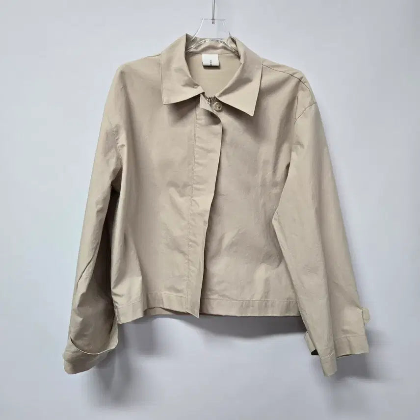 [BUNJANG] Beige Cropped Trench Jacket / 1472 베이지색 크롭 트렌치  자켓 F