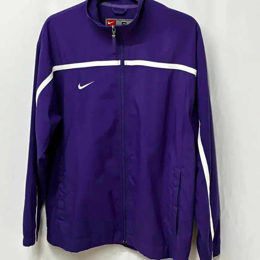 [BUNJANG] 00s Nike Team Vintage Purple Track Jacket / 00s NIKE TEAM 빈티지 퍼플 트랙 자켓