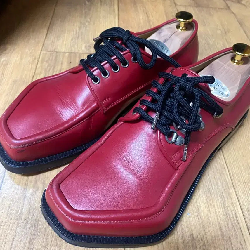 [BUNJANG] Mariano Forever Monster Derby Shoes Red Size 42 / [42] 마리아노 포에버 몬스터 더비 레드