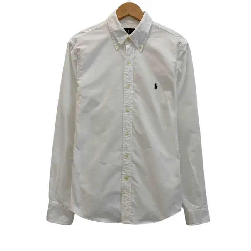 [BUNJANG] Polo Oxford Shirt White (M) / 폴로 옥스포드 셔츠 화이트 (M)