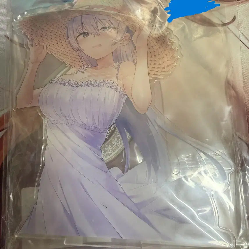 [BUNJANG] Bishirabishira Teacher Acrylic Stand (Large) - Sealed / 비실비실 선생님 아크릴 스탠드 미개봉 판매