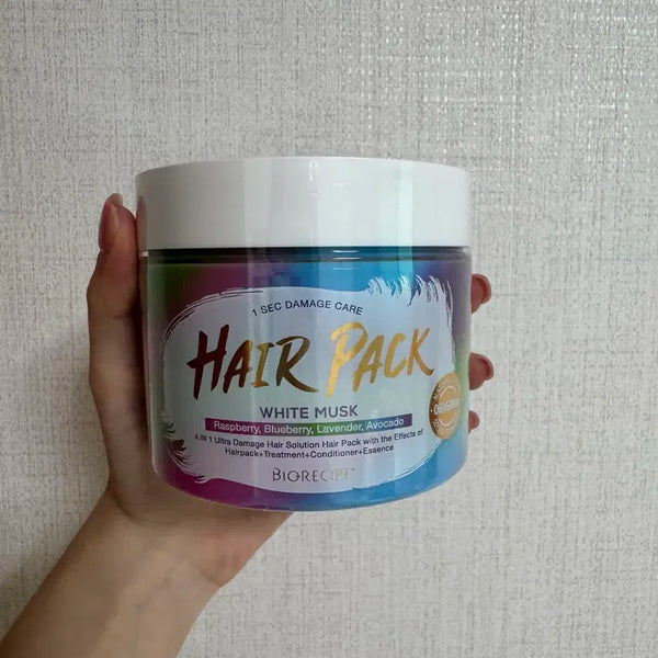[BUNJANG] Bio Recipe Marble Hair Pack White Musk Scent Sealed / 바이오레시피 마블 하루헤어팩 미개봉