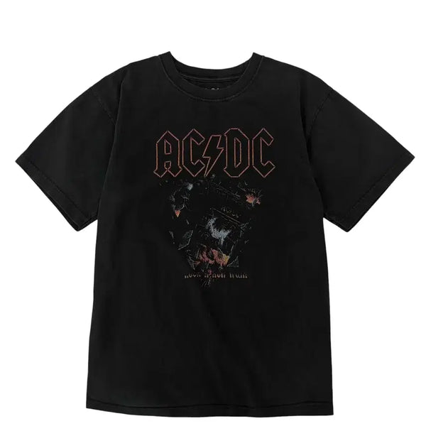 [BUNJANG] ACDC Official R1SE Train Short Sleeve T-Shirt Black (L) / ACDC 오피셜 락앤롤 트레인 반팔 티셔츠 블랙 (L)