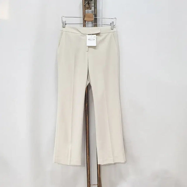 [BUNJANG] LINE Back Slit Bootcut Slacks (Size 55) / (JJ31013)라인(LINE) 뒷트임 부츠컷 슬랙스 55